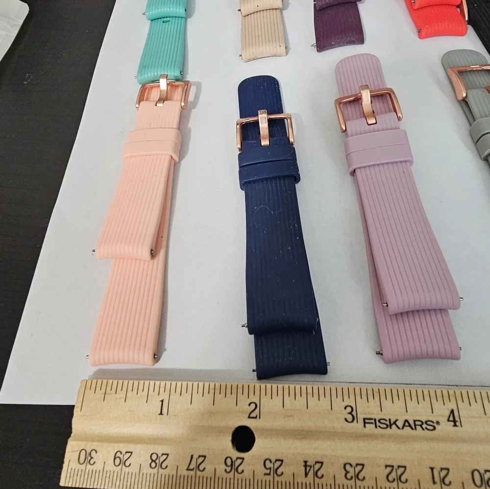 Silicone Wrist Band Compatible with Samsung Galaxy Watch 42 mm SM-R810 - R815